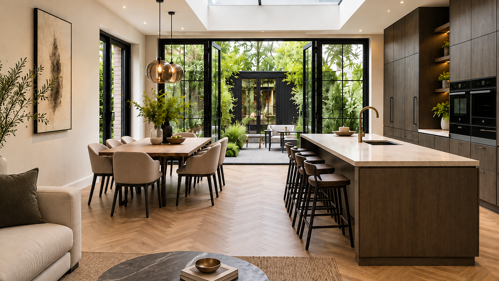 Ajax Life - keuken en eetkamer interieur Ajax Life - keuken en eetkamer interieur